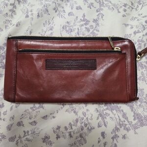 Elegant Burgundy Leather Wallet SEND ME AN OFFER